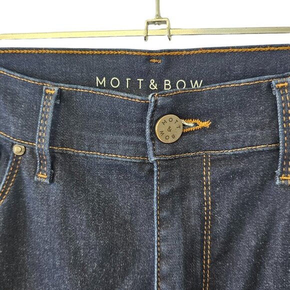 Mott & Bow Womens High Rise Skinny Grove Jeans Size 31 Stretch Denim - Picture 5 of 8